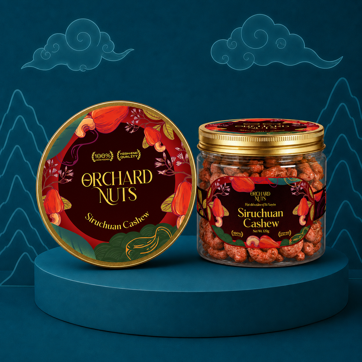 Hạt điều tẩm vị phô mai hũ 150g
