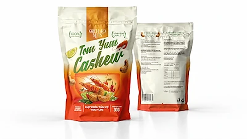 Hạt điều tẩm vị Tom Yum Orchard Nuts túi 30g